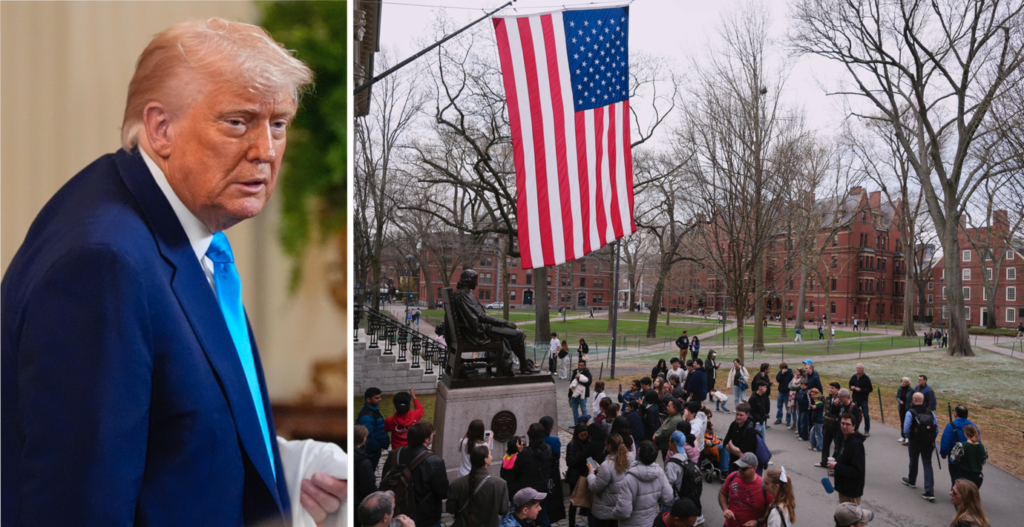Trump sätter stopp för Harvards registrering av internationella studenter
